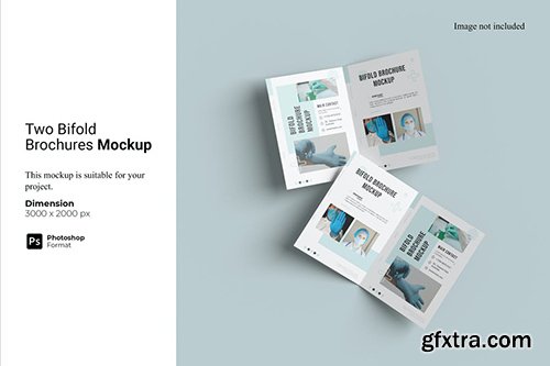 Two Bifold Brochures Mockup VPTFAX5 Two Bifold Brochures Mockup VPTFAX5