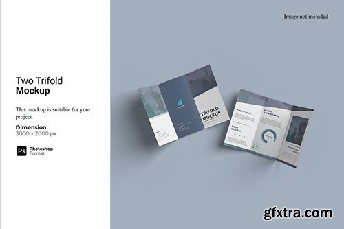 Two Trifold Mockup MNBP9DE