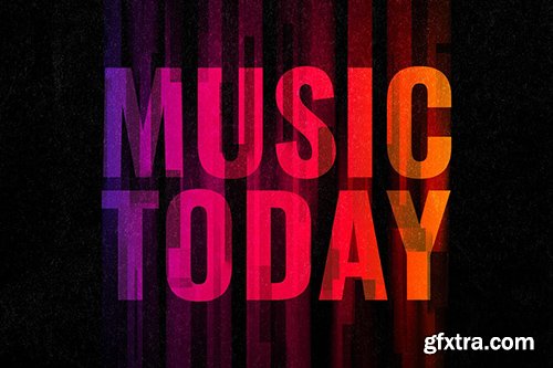 Noise Distortion Text Effect Noise Distortion Text Effect