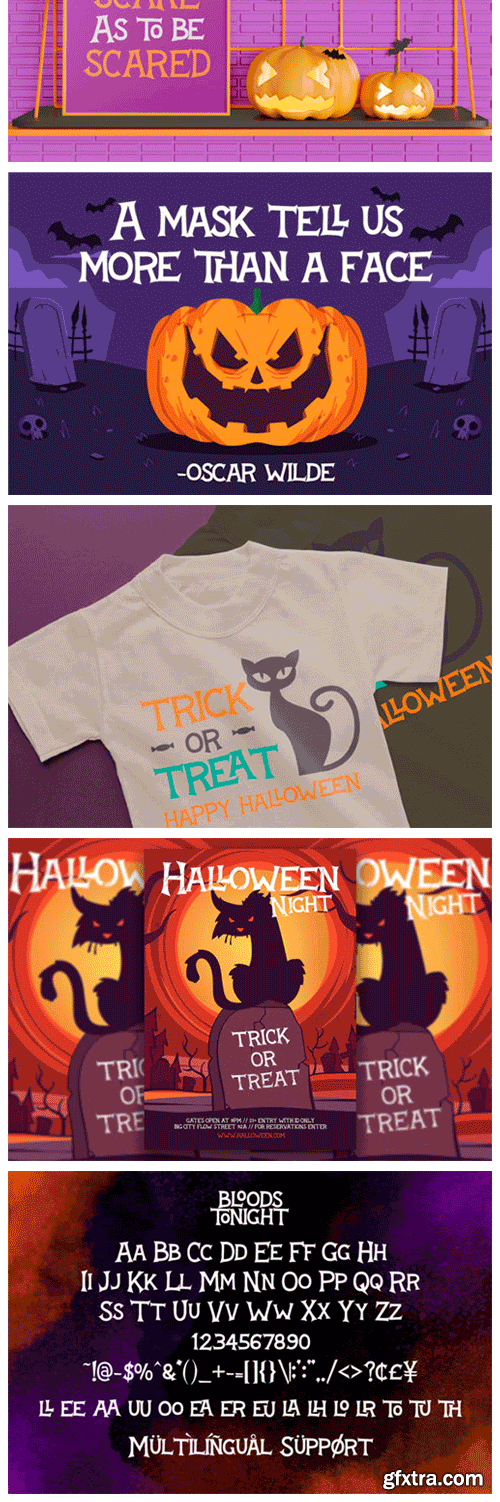 Bloods Tonight Font Bloods Tonight Font