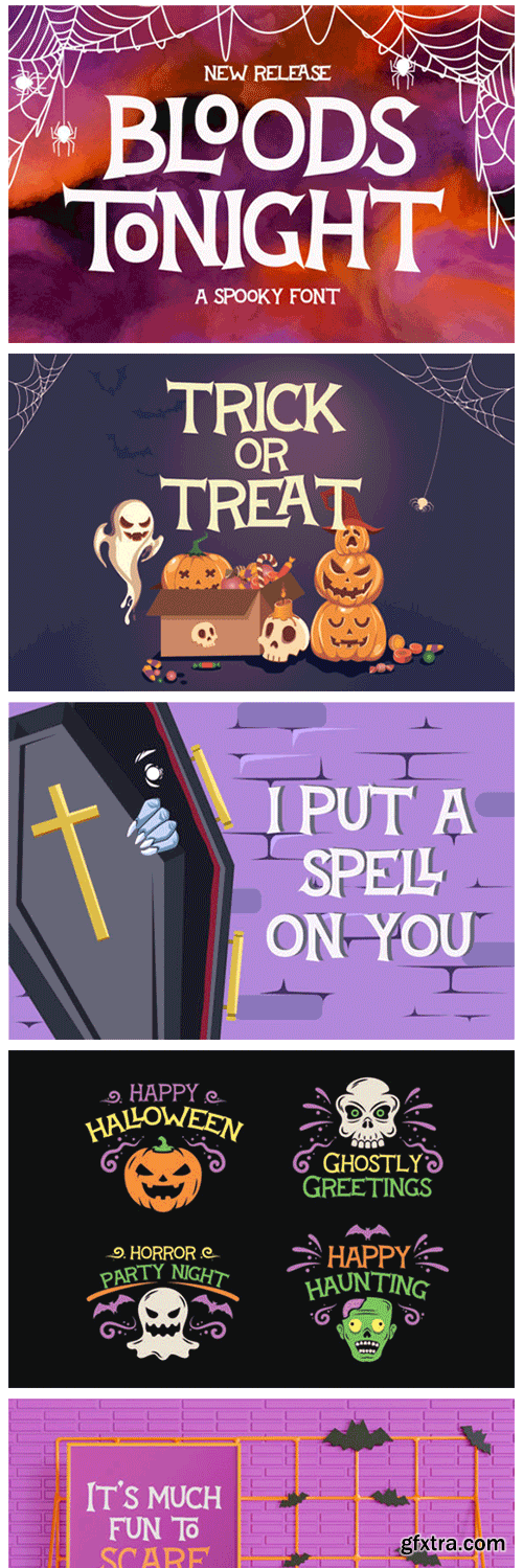 Bloods Tonight Font Bloods Tonight Font