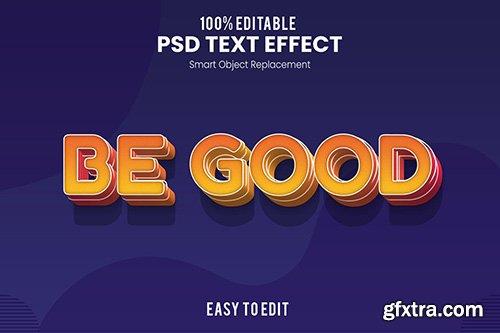 Be Good - Fun 3d Text Effect
