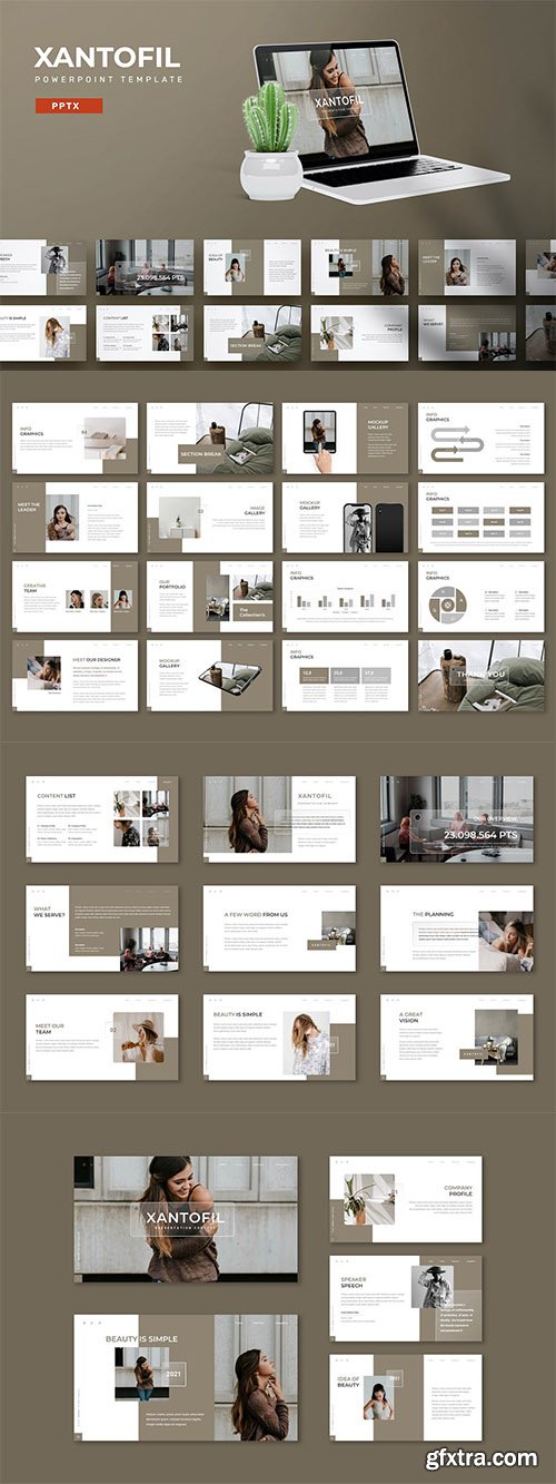 Xantofil - Powerpoint, Keynote and Google Slides Template