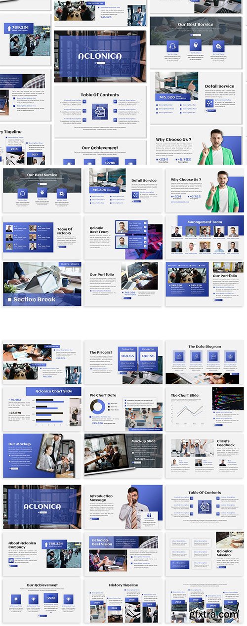 Aclonica - Business Template Prensentation Aclonica - Business Template Prensentation