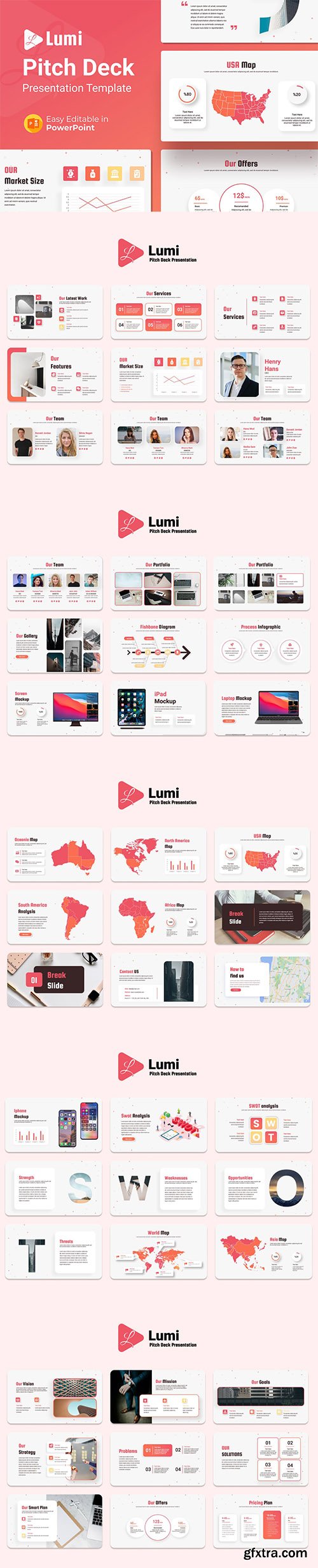 Lumi – Pitch Deck Presentation Template Lumi – Pitch Deck Presentation Template