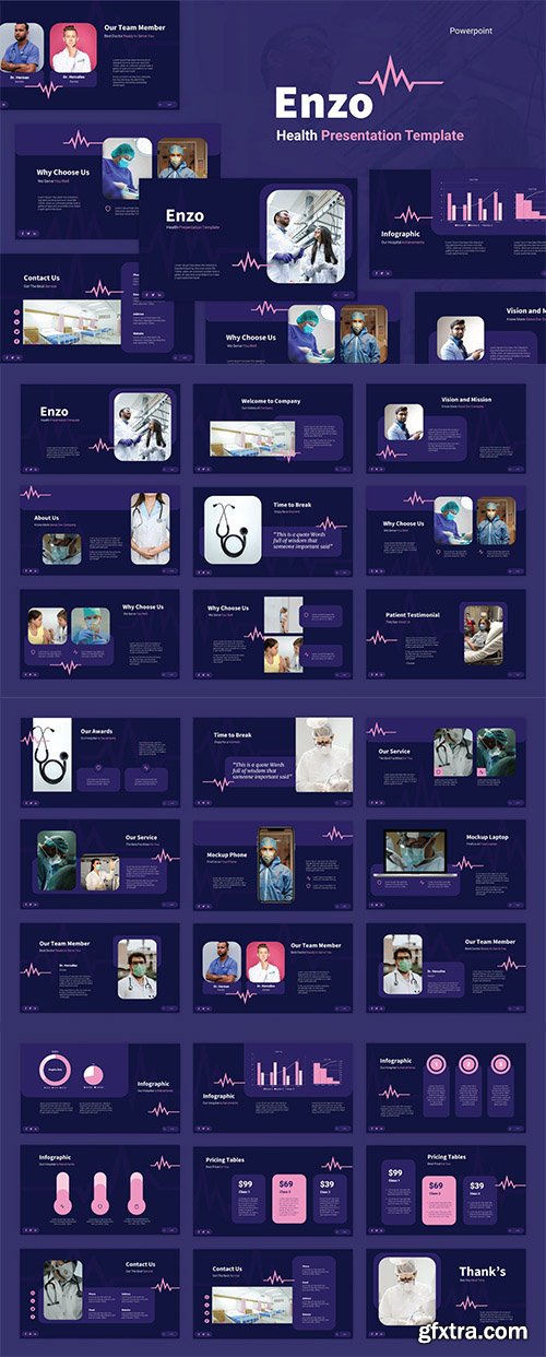Health Powerpoint, Keynote and Google Slides Template Health Powerpoint, Keynote and Google Slides Template