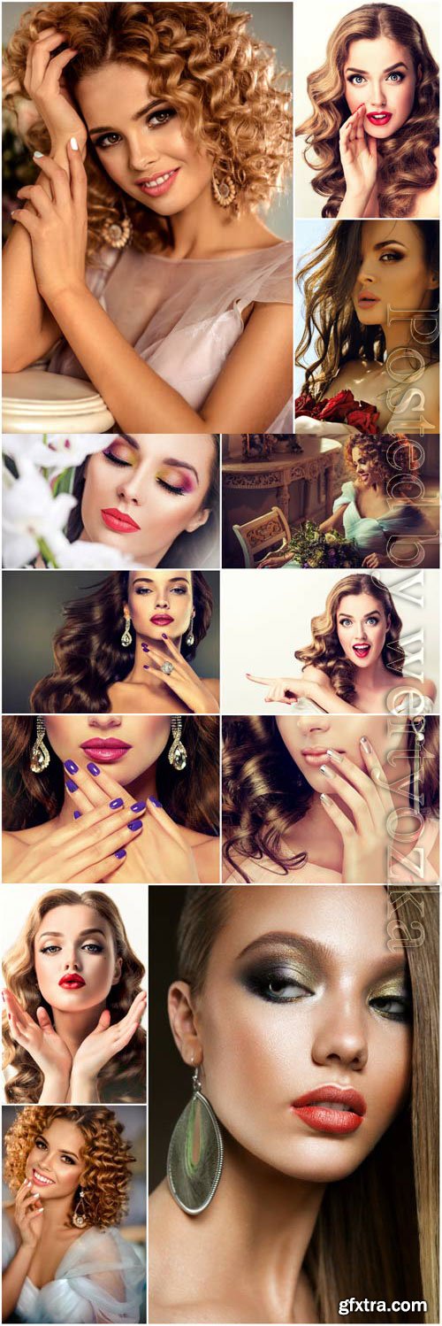 Fashionable beautiful women stock photo Fashionable beautiful women stock photo