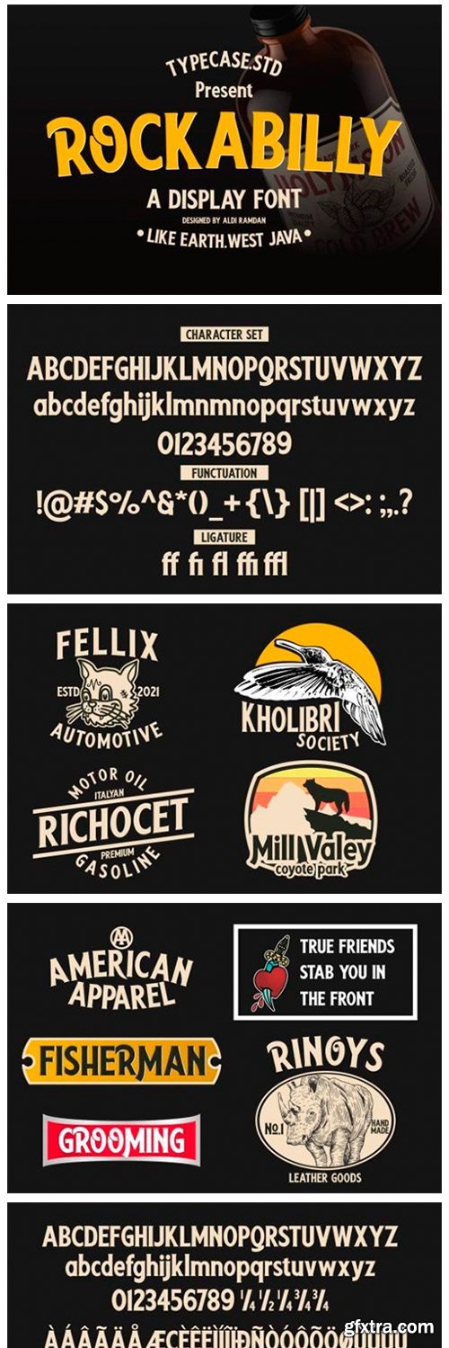 Rockabilly Font Rockabilly Font