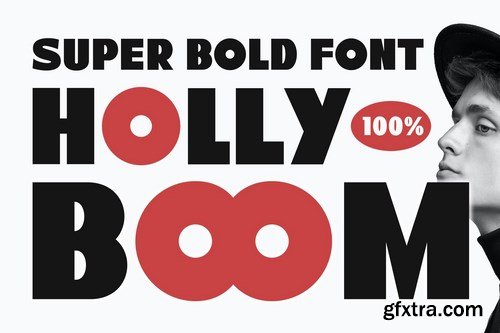 Holly Boom Advertisement Font