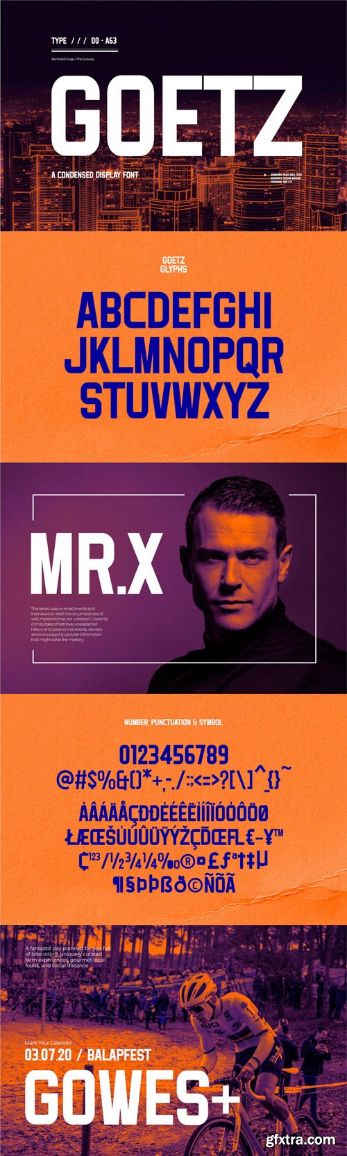 Goetz - A Condensed Display Font Goetz - A Condensed Display Font