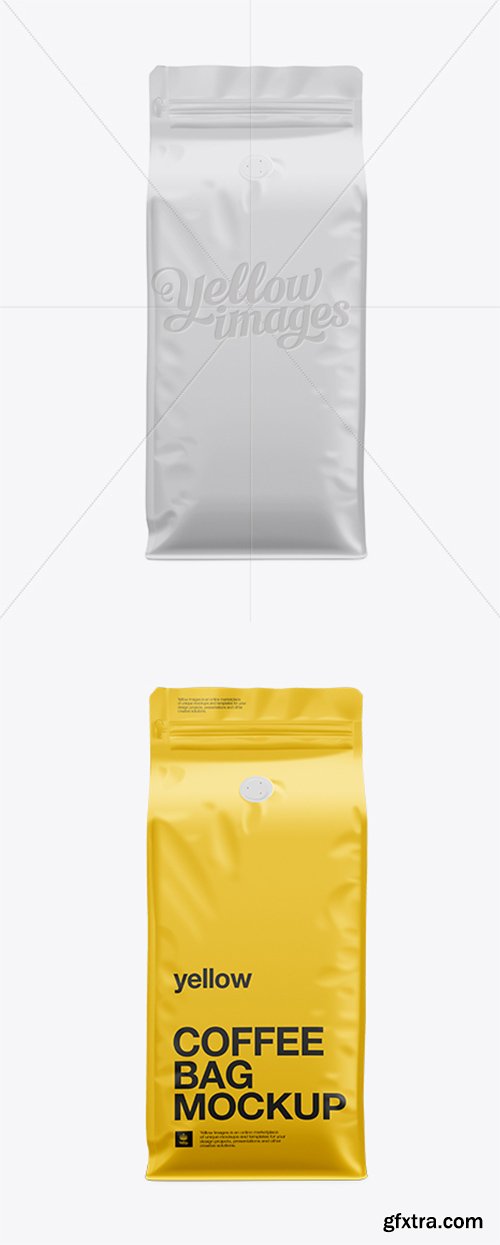 Coffee Bag Mockup / Front View 10982