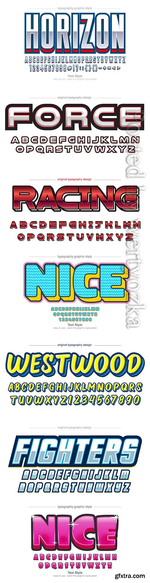 3d editable text style effect vector vol 657
