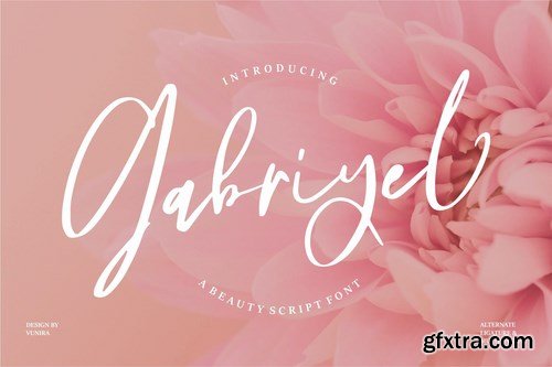 Gabriyel A Beauty Script Font