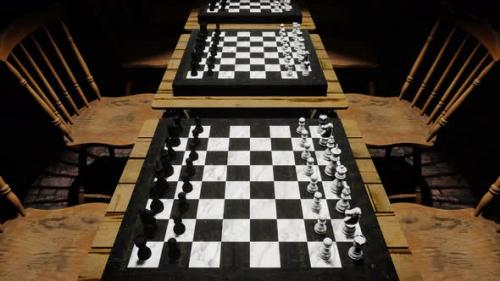 Videohive - Enjoy In Chess Board 03 4K - 33066329 - 33066329