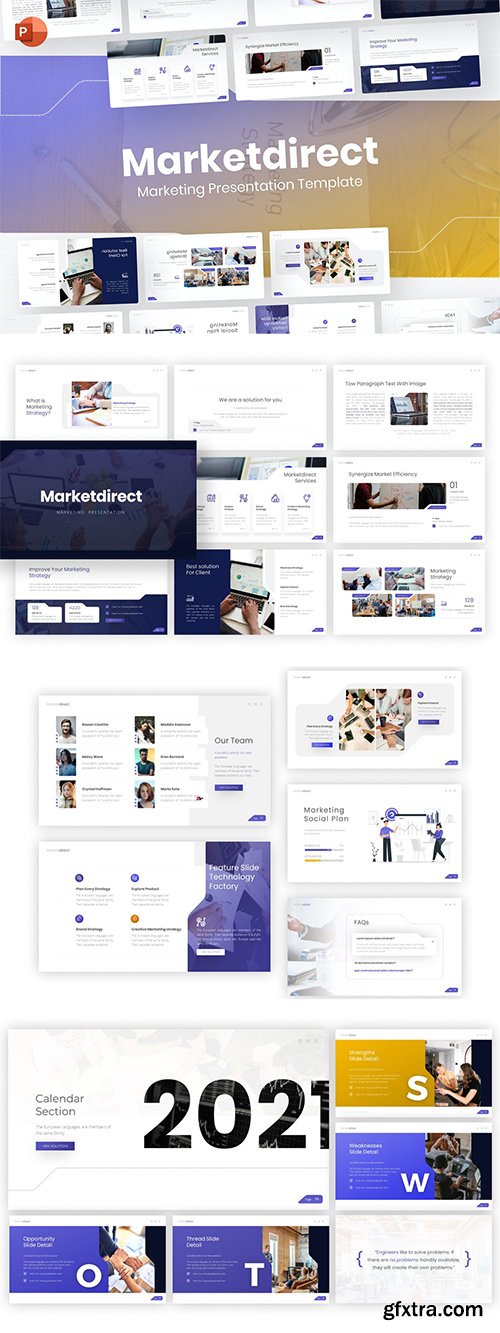 Marketdirect Marketing PowerPoint Template Marketdirect Marketing PowerPoint Template
