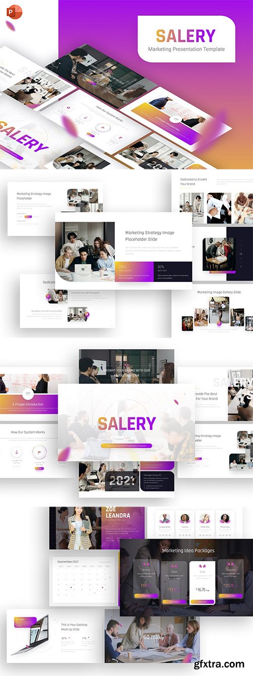 Salery Marketing PowerPoint Template Salery Marketing PowerPoint Template