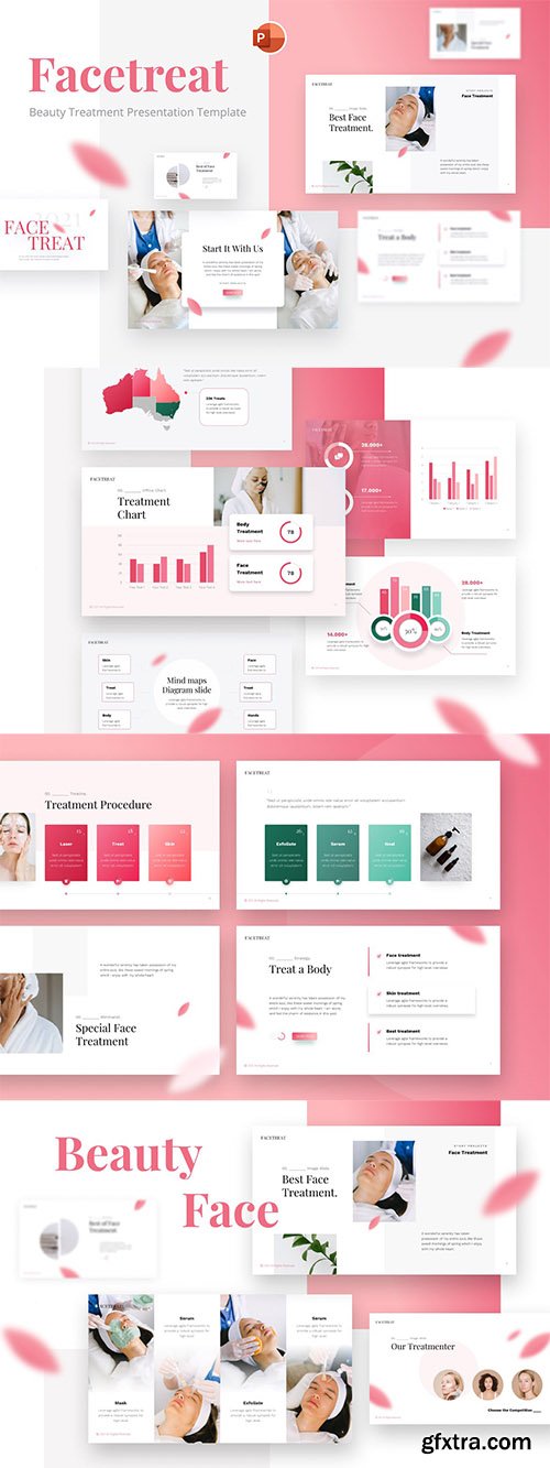 Facetreat Beauty Facial PowerPoint Template