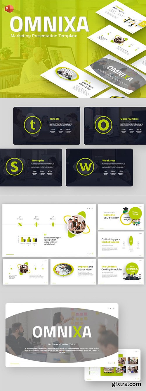 Omnixa Marketing PowerPoint Template Omnixa Marketing PowerPoint Template