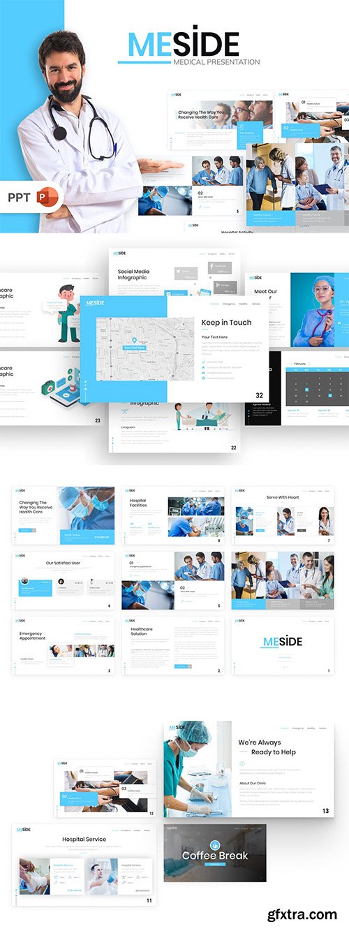 MeSide Medical PowerPoint Template