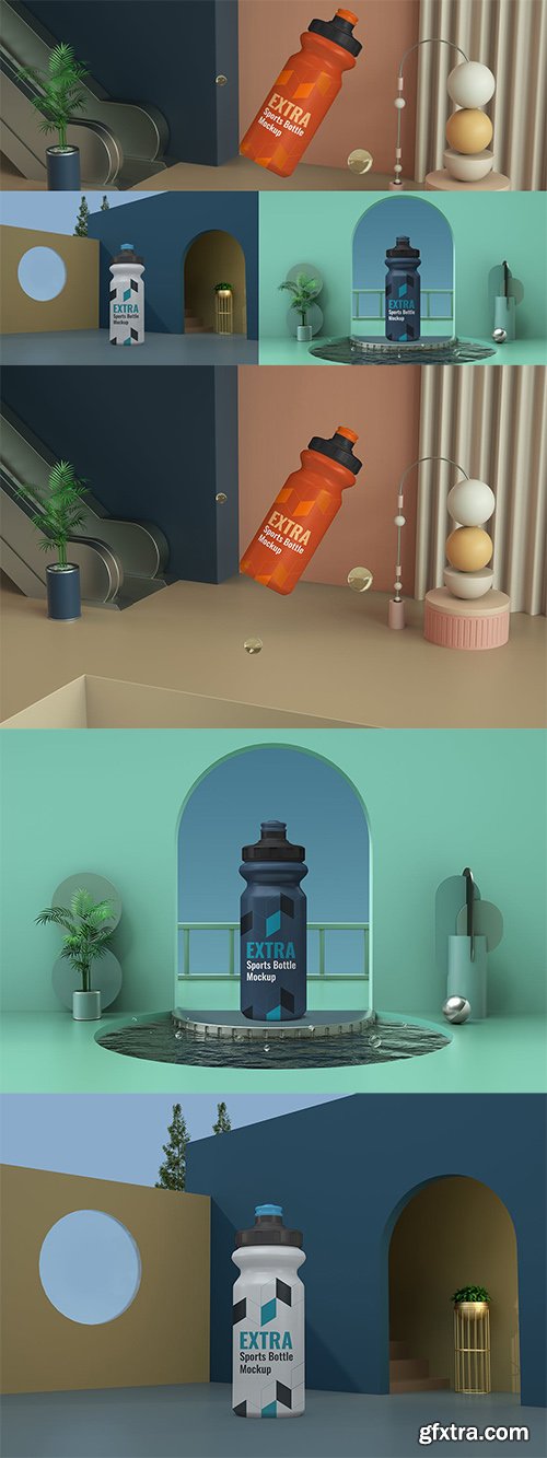 Realistic Sport Bottle Scene 5Y5Y797