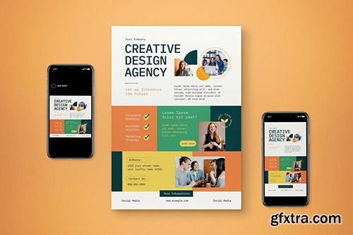 Creative Corporate Flyer Set YJ59Y6X Creative Corporate Flyer Set YJ59Y6X