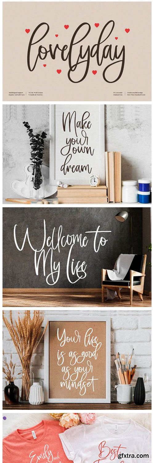 Lovelyday Font Lovelyday Font