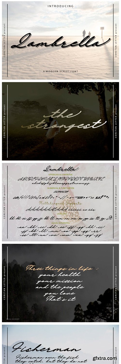 Lambrella Font Lambrella Font