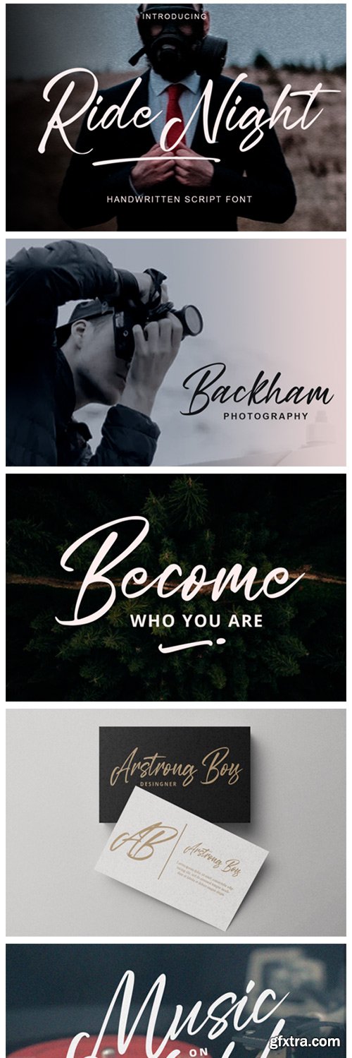 Ride Night Font Ride Night Font