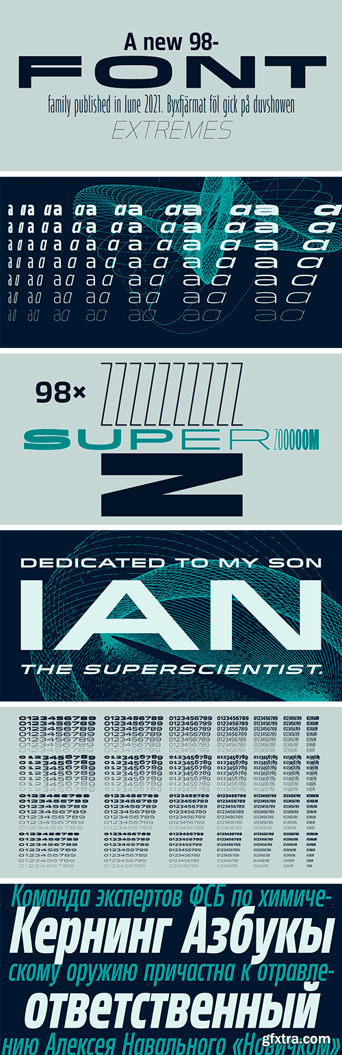 Superscience Font Family Superscience Font Family