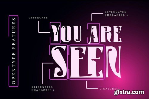 Eightern Display Typeface