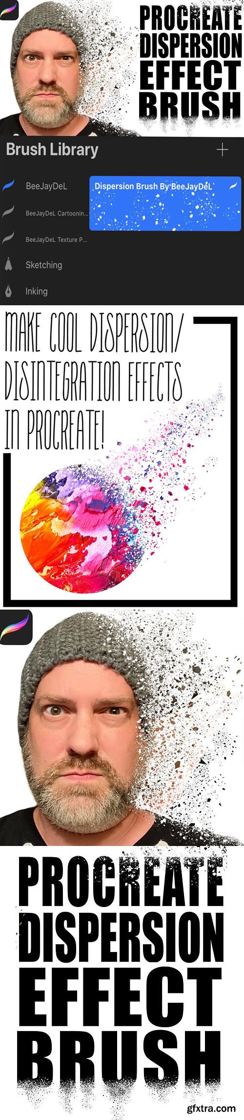 Procreate Dispersion Effect Brush Set Procreate Dispersion Effect Brush Set