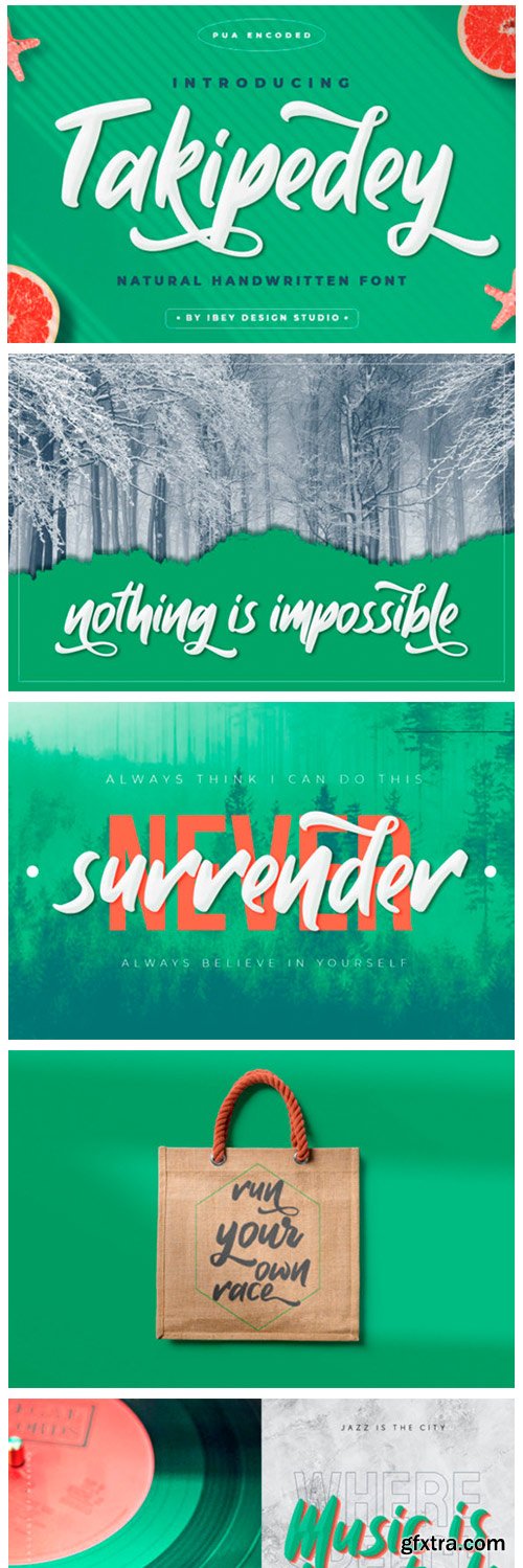 Takipedey Script Font Takipedey Script Font