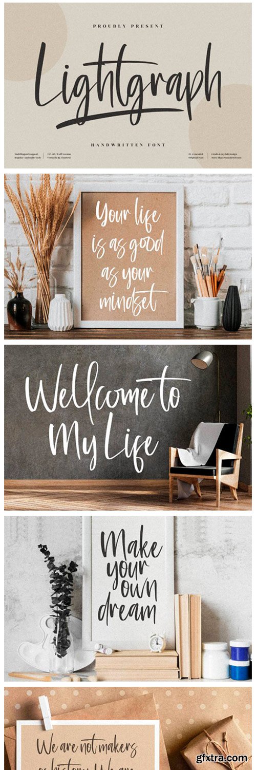 Lightgraph Font Lightgraph Font