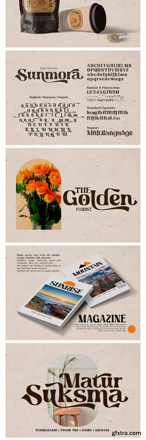 Sunmora Font Sunmora Font