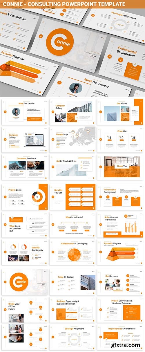 Connie - Consulting Powerpoint Template Connie - Consulting Powerpoint Template