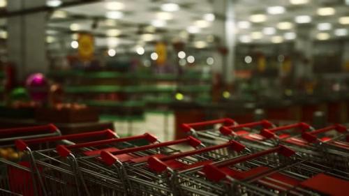 Videohive - Covid19 Epidemic and Empty Supermarket - 33166515 - 33166515