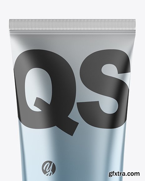 Metallic Cosmetic Tube Mockup 86462