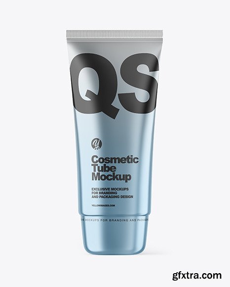 Metallic Cosmetic Tube Mockup 86462