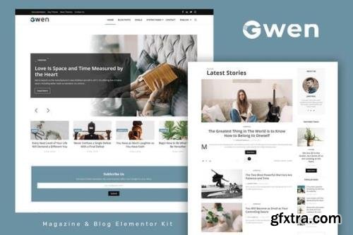 ThemeForest - Gwen v1.0.0 - Blog & Magazine Elementor Template Kit - 33097738 ThemeForest - Gwen v1.0.0 - Blog & Magazine Elementor Template Kit - 33097738