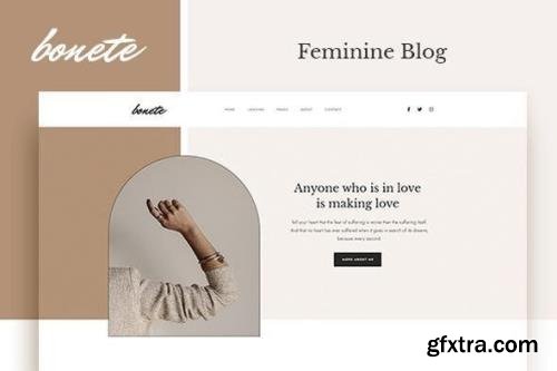 ThemeForest - Bonete v3.3.0 - Feminine Blog Elementor Template Kit - 33148497