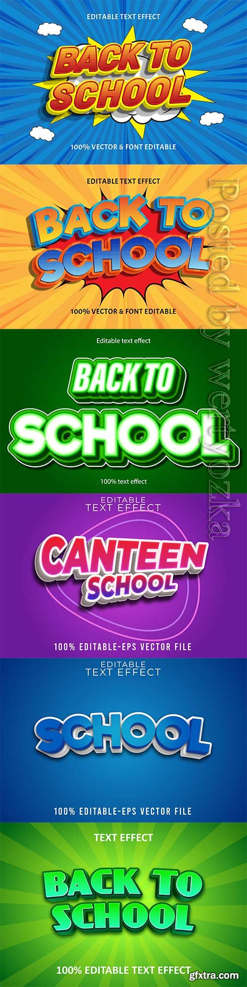 Back to school editable text effect vol 14 Back to school editable text effect vol 14