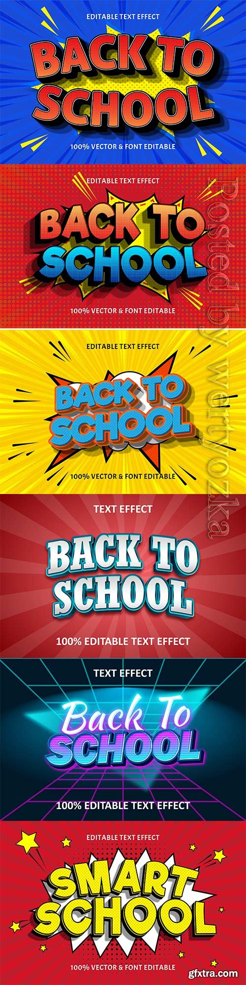 Back to school editable text effect vol 13 Back to school editable text effect vol 13