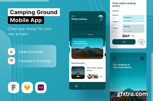 Camping Ground Mobile App 8FWVP88
