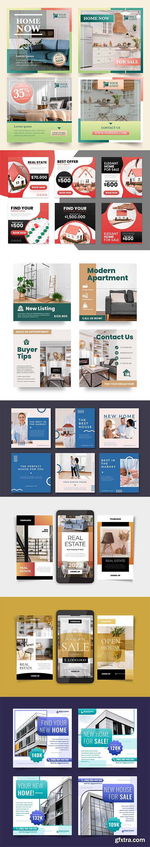 Real estate instagram post collection vol 2