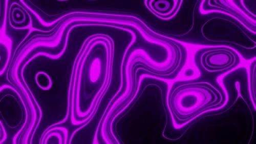 Videohive - Purple Neon Oil Spot Background Vj Loop HD - 33189435 - 33189435