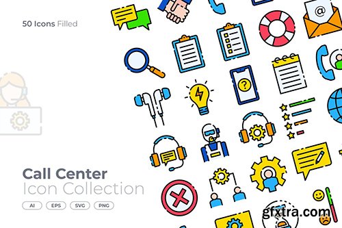 Call Center Filled Icon XLFQLVS Call Center Filled Icon XLFQLVS