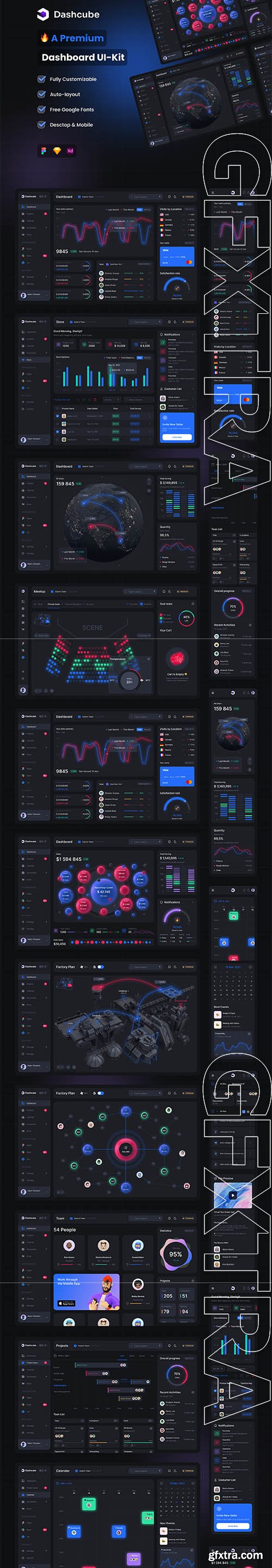 Dashcube - Dashboard Ui Kit Dashcube - Dashboard Ui Kit