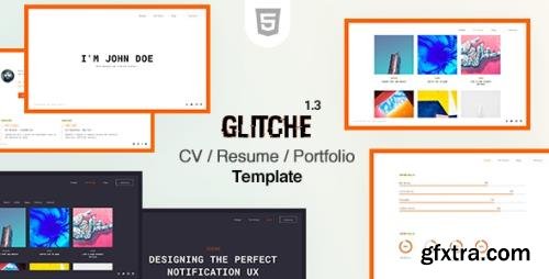 ThemeForest - Glitche v1.3.0 - CV Resume Template - 17526245 ThemeForest - Glitche v1.3.0 - CV Resume Template - 17526245