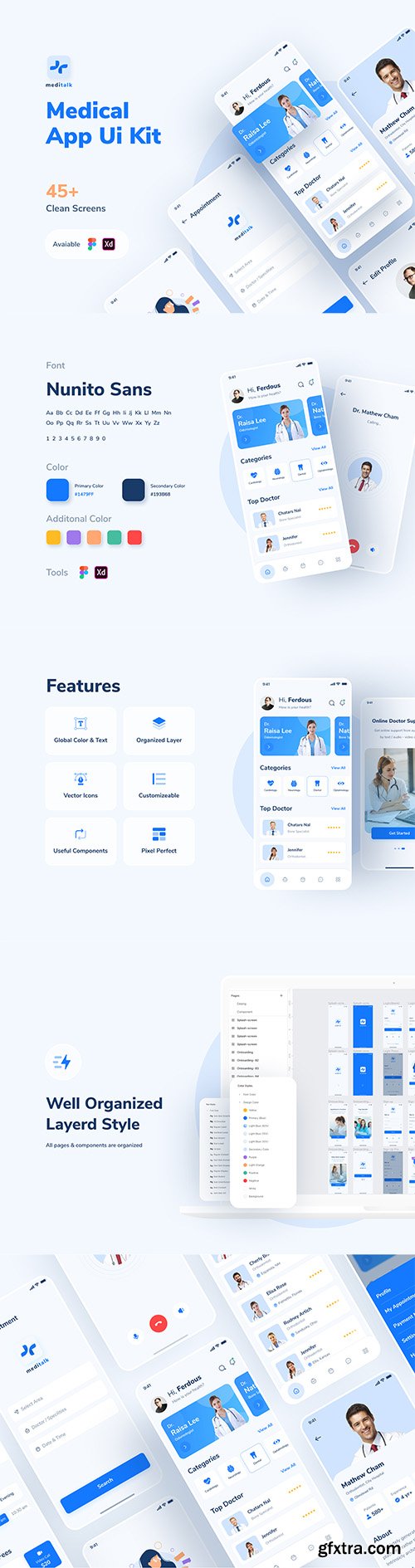 MediTalk-Medical App UI Kit MediTalk-Medical App UI Kit