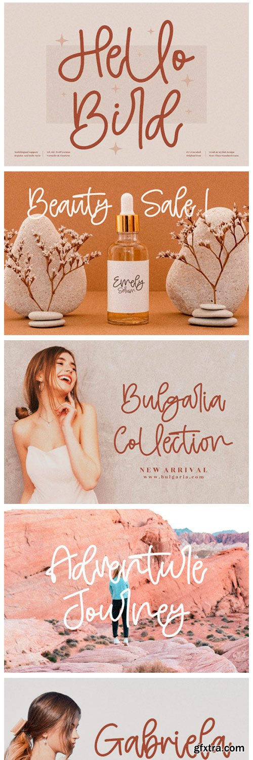 Hello Bird Font Hello Bird Font